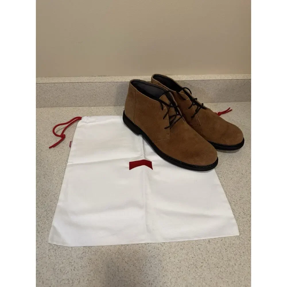 Camper Neuman Men’s Brown Suede Chukka Boots K300171-008 Size EU 44 US 11